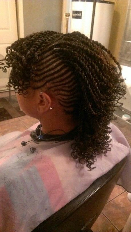 Twisted Mohawk | Natural Braided Hairstyles, African Braids Throughout Twist Braided Mohawk Hairstyles (Photo 17 of 25)