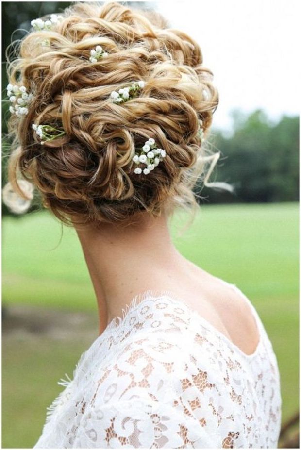 Untamed Tresses | Naturally Curly Wedding Hairstyles With Messy Updo Hairstyles With Free Curly Ends (Photo 21 of 25)