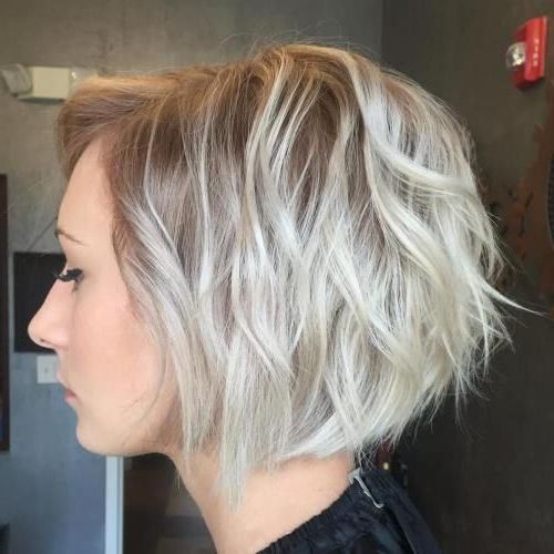 100 Mind Blowing Short Hairstyles For Fine Hair In 2019 Throughout Romantic Blonde Wavy Bob Hairstyles (View 12 of 25)