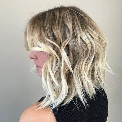 12 Shaggy Wavy Blonde Bob – How With Regard To Shaggy Blonde Bob Hairstyles With Bangs (Photo 22 of 25)