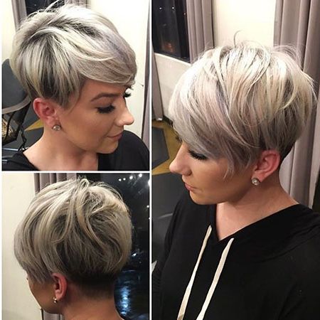 15 Adorable Short Haircuts For Women – The Chic Pixie Cuts Regarding Edgy Ash Blonde Pixie Haircuts (Photo 17 of 25)