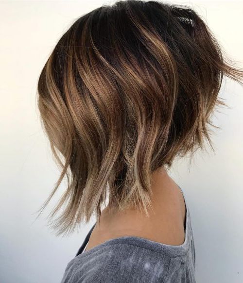 18 Best Short Dark Hair Color Ideas Of 2019 With Regard To Short Bob Hairstyles With Highlights (View 14 of 25)