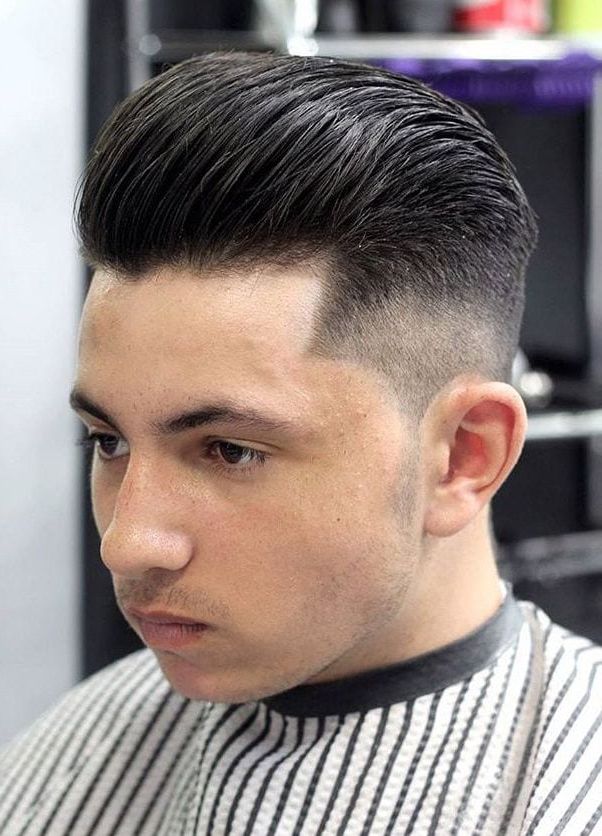 20+ Selected Haircuts For Guys With Round Faces Inside Brushed Back Hairstyles For Round Face Types (View 11 of 24)