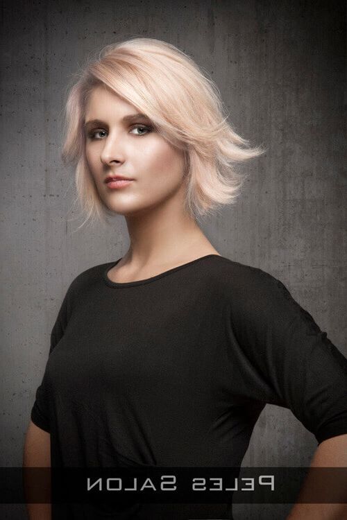 28 Most Flattering Bob Haircuts For Round Faces In 2019 Regarding Short Flip Haircuts For A Round Face (Photo 18 of 25)