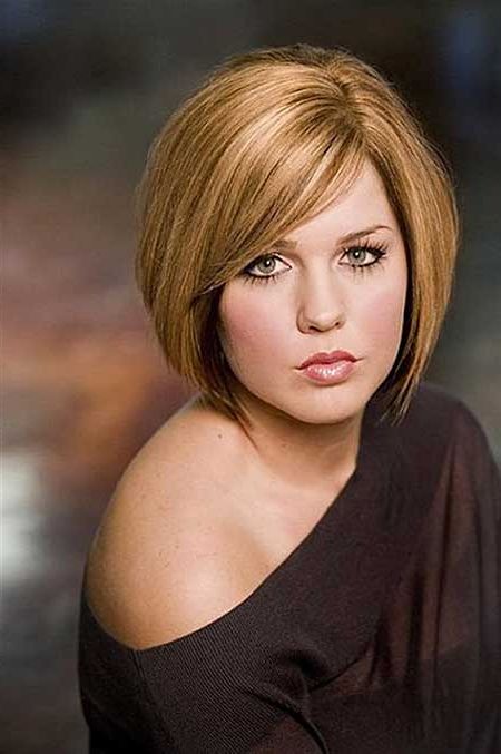 30 Best Short Hairstyles For Round Faces Within Short Flip Haircuts For A Round Face (View 25 of 25)
