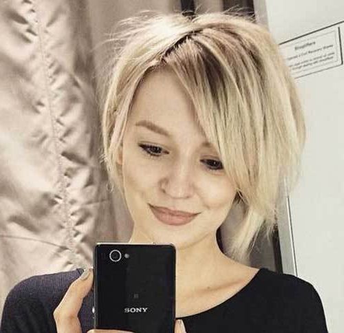 30 Short Haircuts For Round Faces – Crazyforus In Cropped Pixie Haircuts For A Round Face (View 15 of 25)