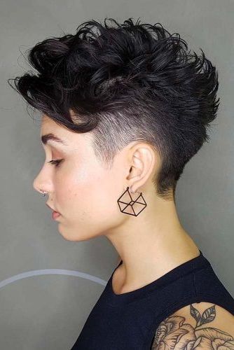30 Super Cool Taper Haircut Styles | Lovehairstyles In Short Tapered Pixie Upwards Hairstyles (Photo 17 of 25)