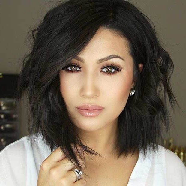 31 Best Shoulder Length Bob Hairstyles | Page 2 Of 3 | Stayglam With Shoulder Length Choppy Hairstyles (Photo 8 of 25)