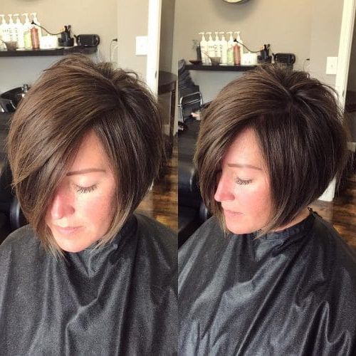 33 Hottest A Line Bob Haircuts You'll Want To Try In 2019 Regarding A Line Bob Hairstyles With Arched Bangs (Photo 13 of 25)