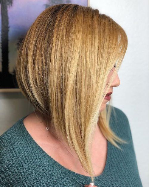 33 Hottest A Line Bob Haircuts You'll Want To Try In 2019 Within A Line Haircuts For A Round Face (Photo 12 of 25)