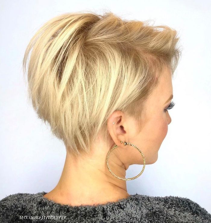34 Perfect Short Haircuts And Hairstyles For Thin Hair (2019 Within Choppy Pixie Bob Hairstyles For Fine Hair (Photo 15 of 25)
