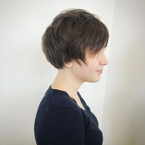 41 Flattering Short Hairstyles For Long Faces In 2019 With Regard To Short Tapered Pixie Upwards Hairstyles (Photo 23 of 25)