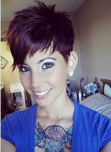 42 Popular Short Pixie Hair With Regard To Messy Spiky Pixie Haircuts With Asymmetrical Bangs (Photo 24 of 25)