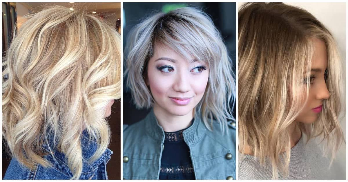 50 Fresh Short Blonde Hair Ideas To Update Your Style In 2019 With Side Parted Bob Hairstyles With Textured Ends (View 25 of 25)