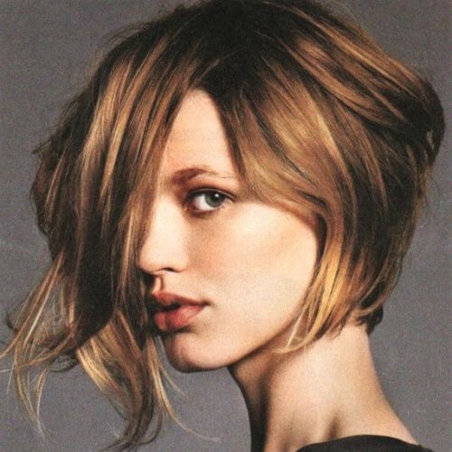50 Perfect Short Haircuts For Round Faces | Hair Motive Hair Pertaining To Classic Asymmetrical Hairstyles For Round Face Types (Photo 8 of 24)