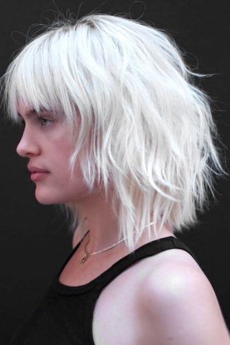 55 Stylish Layered Bob Hairstyles | Lovehairstyles Pertaining To Razored Shaggy Bob Hairstyles With Bangs (View 21 of 25)