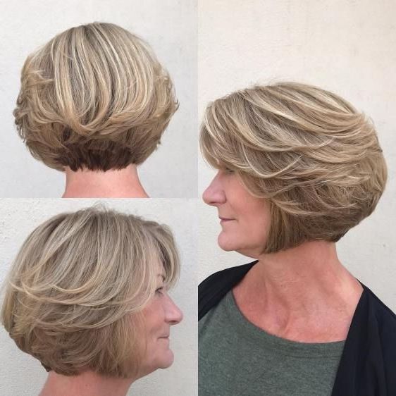 60 Best Hairstyles And Haircuts For Women Over 60 To Suit Intended For Layered Haircuts With Delicate Feathers (Photo 1 of 25)