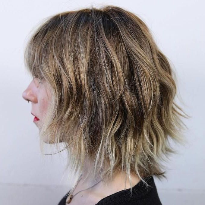 60 Best Variations Of A Medium Shag Haircut For Your Intended For Razored Shaggy Bob Hairstyles With Bangs (View 9 of 25)