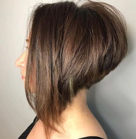 60 Classy Short Haircuts And Hairstyles For Thick Hair In Within Steeply Angled Razored Asymmetrical Bob Hairstyles (Photo 21 of 25)