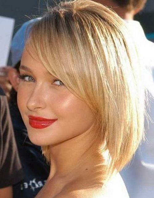 Asymmetrical Short Bob Hairstyles 2017 With Side Swept Bangs In Asymmetrical Side Sweep Hairstyles (View 4 of 25)