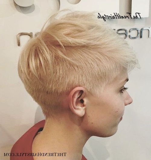 Multiple Messy Layers – 40 Bold And Beautiful Short Spiky Pertaining To Short Tapered Pixie Upwards Hairstyles (View 6 of 25)