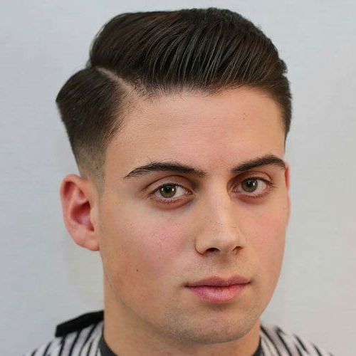 Pin On Best Hairstyles For Men Throughout Brushed Back Hairstyles For Round Face Types (View 14 of 24)