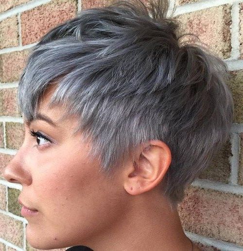 Pin On Hair In Messy Spiky Pixie Haircuts With Asymmetrical Bangs (View 3 of 25)