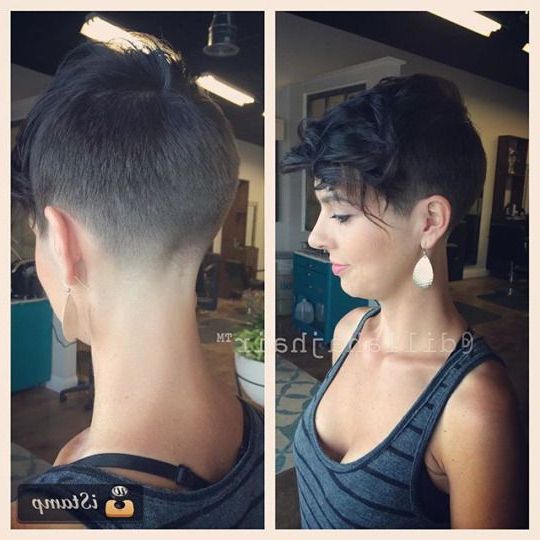 Pin On Smart Pretty Dangerous Throughout Short Tapered Pixie Upwards Hairstyles (Photo 9 of 25)