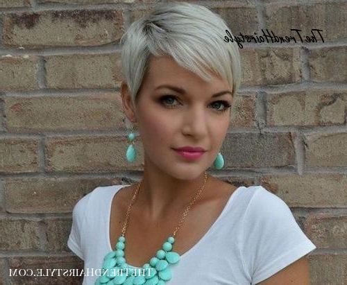 Short Blonde Pixie – Pixie Haircuts For Thick Hair – 50 Within Edgy Ash Blonde Pixie Haircuts (Photo 14 of 25)
