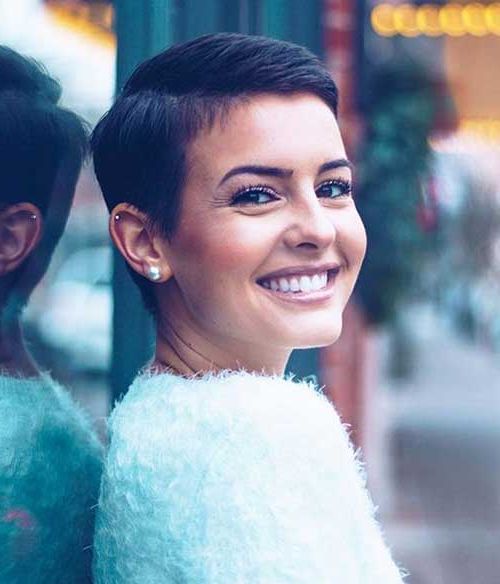 Short Haircuts For Round Face Shape | Short Hairstyles 2019 With Regard To Pixie Haircuts For Round Faces (View 19 of 25)