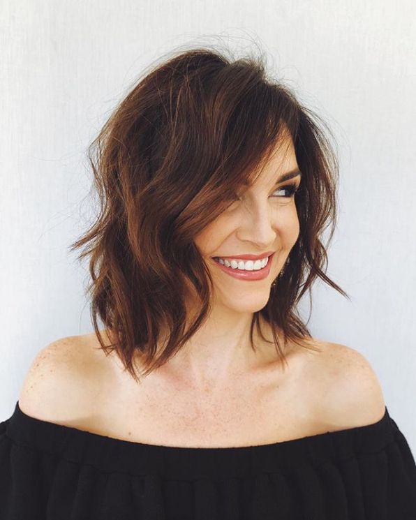 Short Haircuts That'll Freshen Up Your Look At Any Age With Regard To Razored Shaggy Bob Hairstyles With Bangs (Photo 23 of 25)
