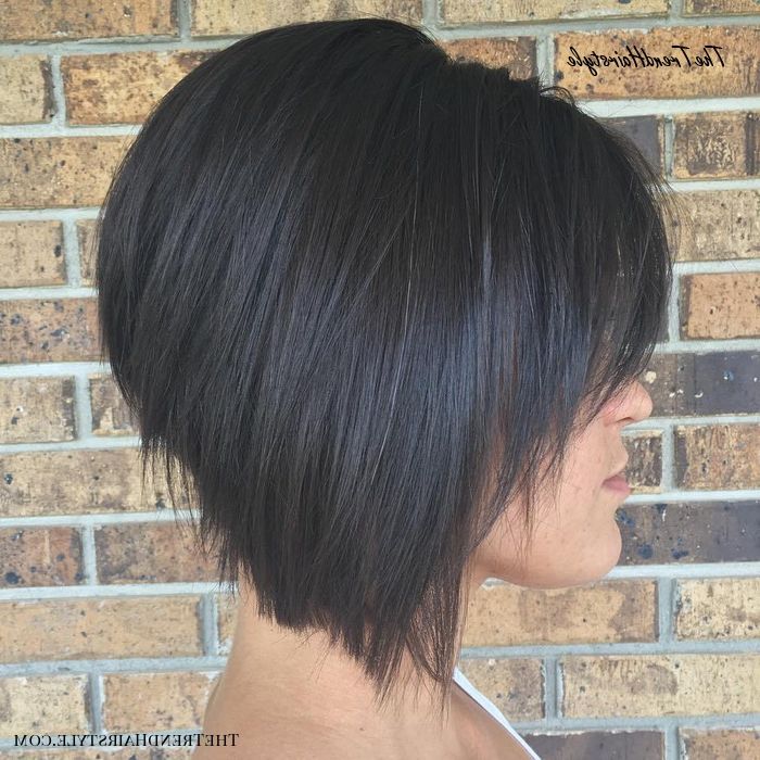 Stacked Bob For Thin Hair – The Full Stack: 50 Hottest With Regard To Slightly Angled Messy Bob Hairstyles (View 19 of 25)