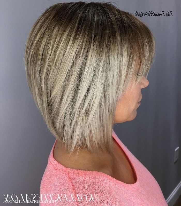 Textured Wavy Mid Length Cut – 60 Best Bob Hairstyles For Intended For Angled Bob Hairstyles With Razored Ends (Photo 22 of 25)