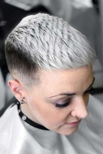 The Fade Haircut Trend: Captivating Ideas For Men And Women Inside Short Tapered Pixie Upwards Hairstyles (View 19 of 25)
