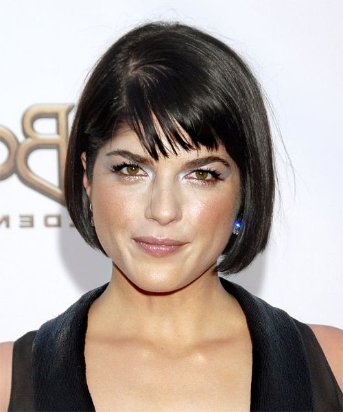 The Right Hairstyles For Your Oblong Face Shape In Simple Side Parted Jaw Length Bob Hairstyles (Photo 25 of 25)