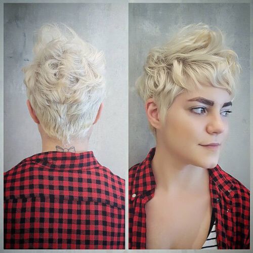 The Short Pixie Cut – 42 Great Haircuts You'll See For 2019 Intended For V Cut Outgrown Pixie Haircuts (View 9 of 25)