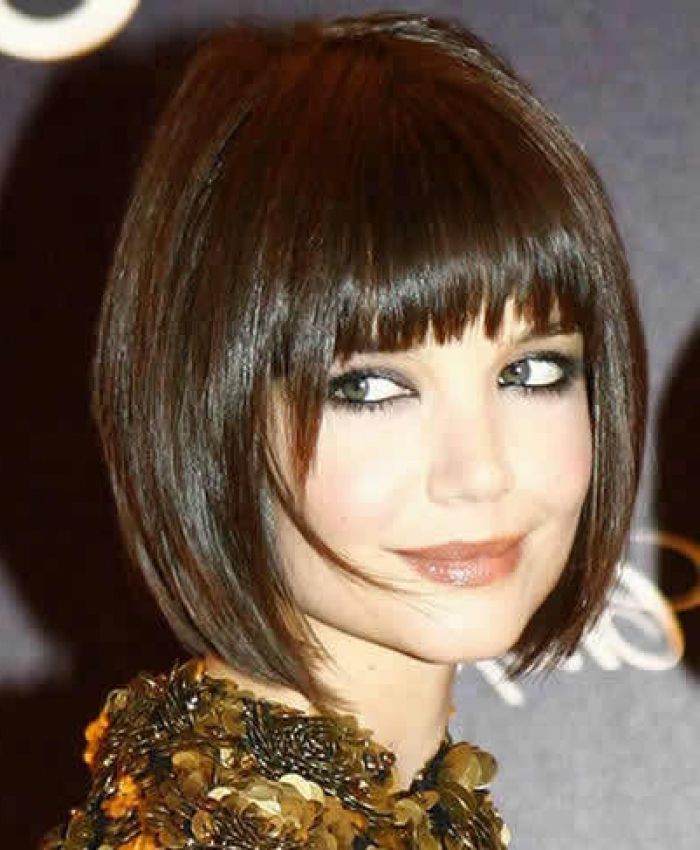 This Seasons Best Short Hairstyles For Round Faces – Women In Short Bangs Hairstyles For Round Face Types (Photo 7 of 25)