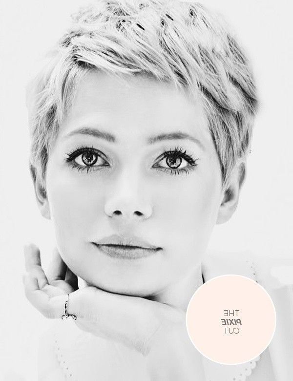 Top 10 Short Haircuts For Round Faces | Pixie Haircut Thin For Cropped Haircuts For A Round Face (Photo 16 of 25)