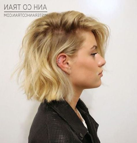 Wild And Red A Line Haircut | Hair | Short Hair Styles Pertaining To Side Parted Bob Hairstyles With Textured Ends (Photo 10 of 25)