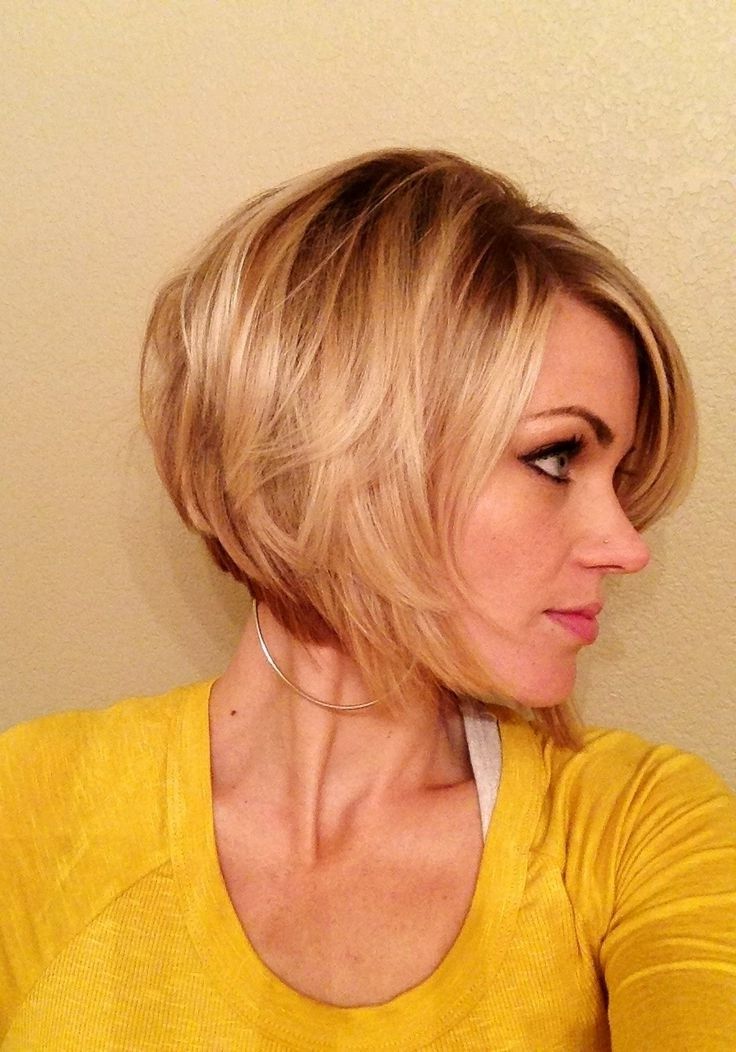 10 Chic Inverted Bob Hairstyles: Easy Short Haircuts For Perfect Shaggy Bob Hairstyles For Thin Hair (Photo 14 of 25)