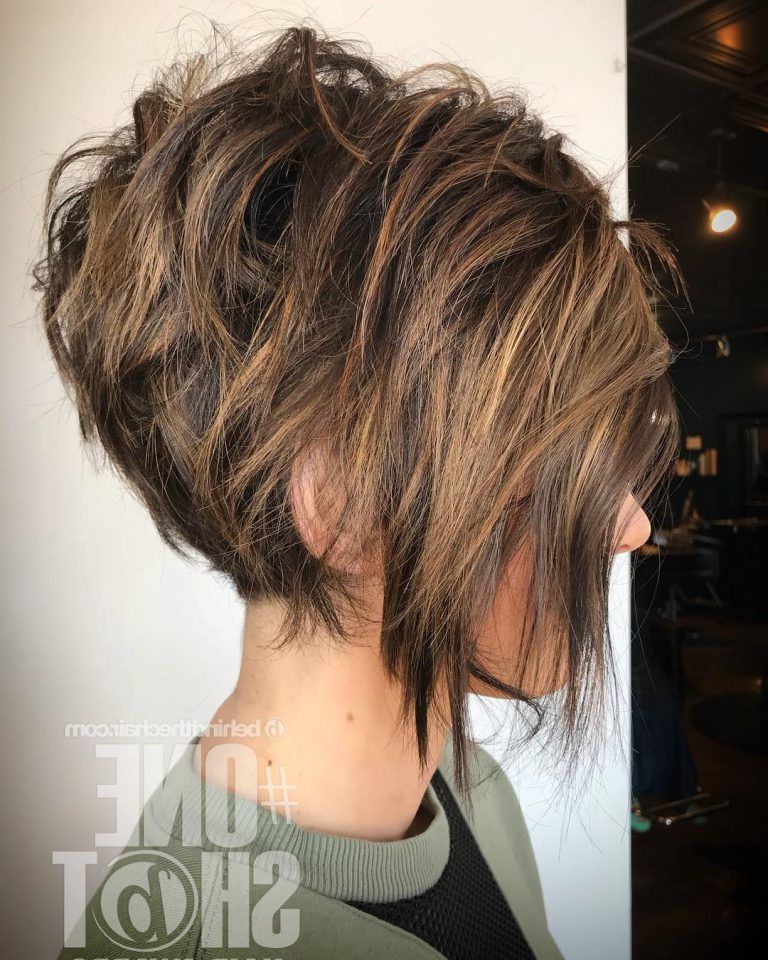 10 Trendy Messy Bob Hairstyles And Haircuts, 2019 Female With Regard To Trendy Messy Bob Hairstyles (Photo 7 of 25)