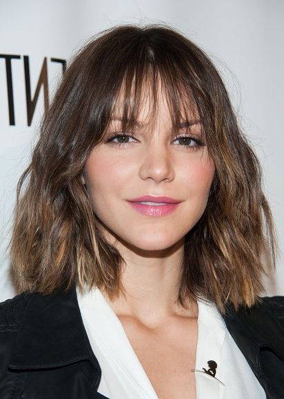 100+ Hottest Short Hairstyles For 2020: Best Short Haircuts For Wispy Bob Hairstyles With Long Bangs (Photo 10 of 25)