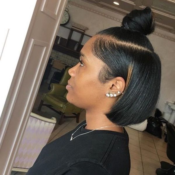 110 Perfect Bob Hairstyles This Year [2018] Intended For Short Black Bob Hairstyles With Bangs (View 15 of 25)