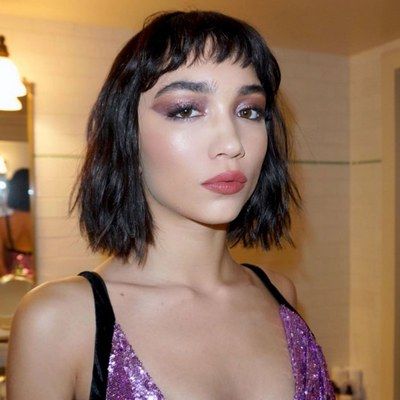 15 Best Hairstyles With Bangs – Ideas For Haircuts With Regarding Fun Choppy Bob Hairstyles With A Deep Side Part (Photo 24 of 25)