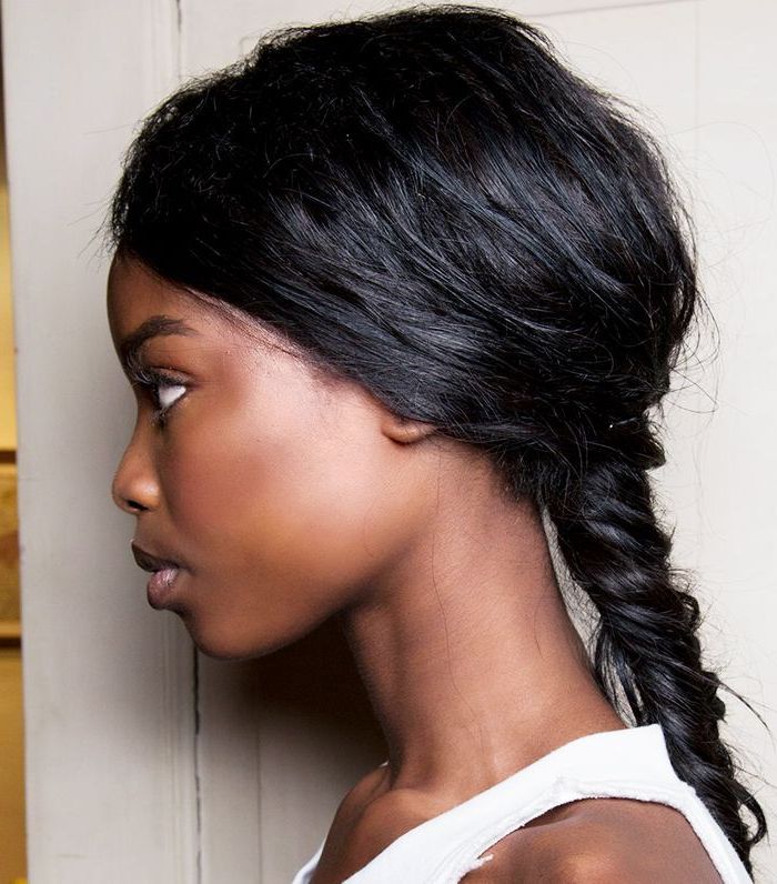 15 Braided Hairstyles That Are Actually Cool (we Swear) Inside Most Current Three Strand Long Side Braid Hairstyles (Photo 21 of 25)