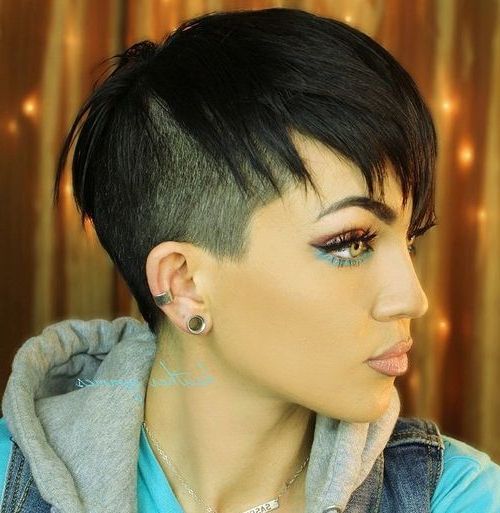 16 Edgy Chic Undercut Hairstyles For Women | Styles Weekly Intended For Most Recent Edgy & Chic Short Curls Pixie Haircuts (Photo 15 of 25)