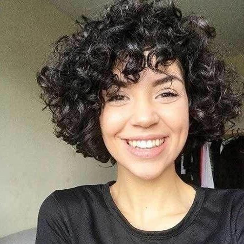 20 Latest Short Curly Hairstyles: #5. Cute Curly Bob For Cute Short Curly Bob Hairstyles (Photo 2 of 25)
