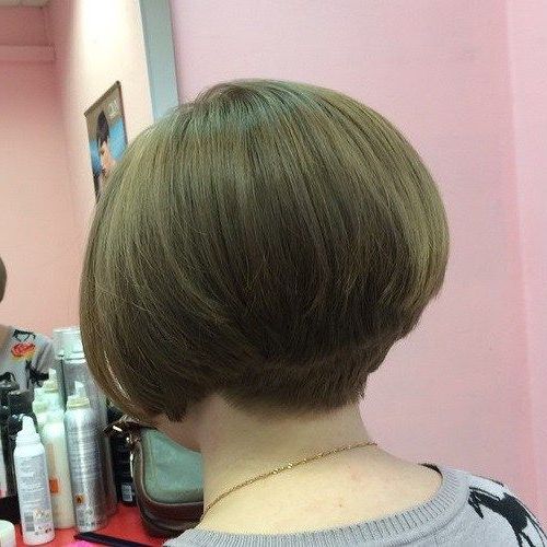 20 Wonderful Wedge Haircuts | Wedge Haircut, Short Stacked Within Wedge Bob Hairstyles (Photo 1 of 25)