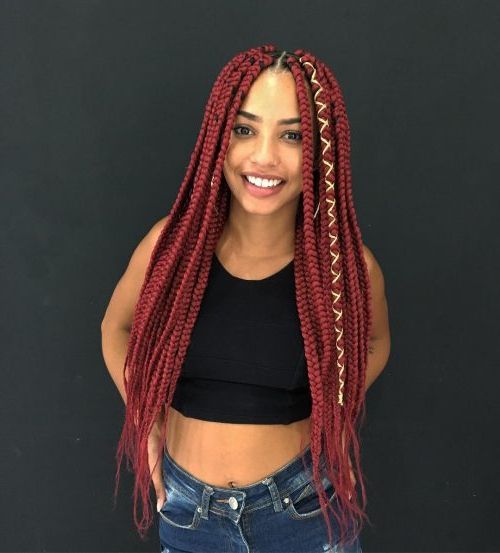 21 Cool Cornrow Braid Hairstyles You Need To Try In 2020 For 2020 Accessorized Straight Backs Braids (View 14 of 25)
