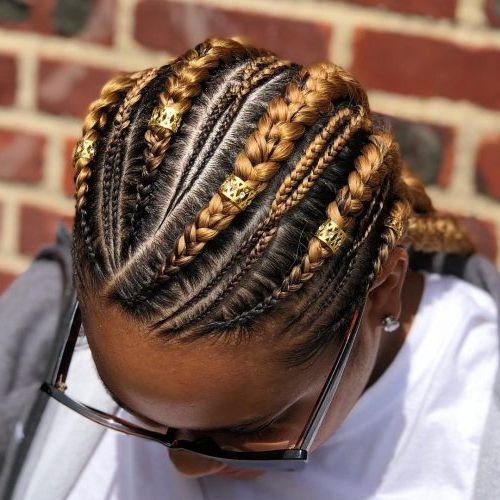 21 Cool Cornrow Braid Hairstyles You Need To Try In 2020 Pertaining To Newest Accessorized Straight Backs Braids (View 17 of 25)